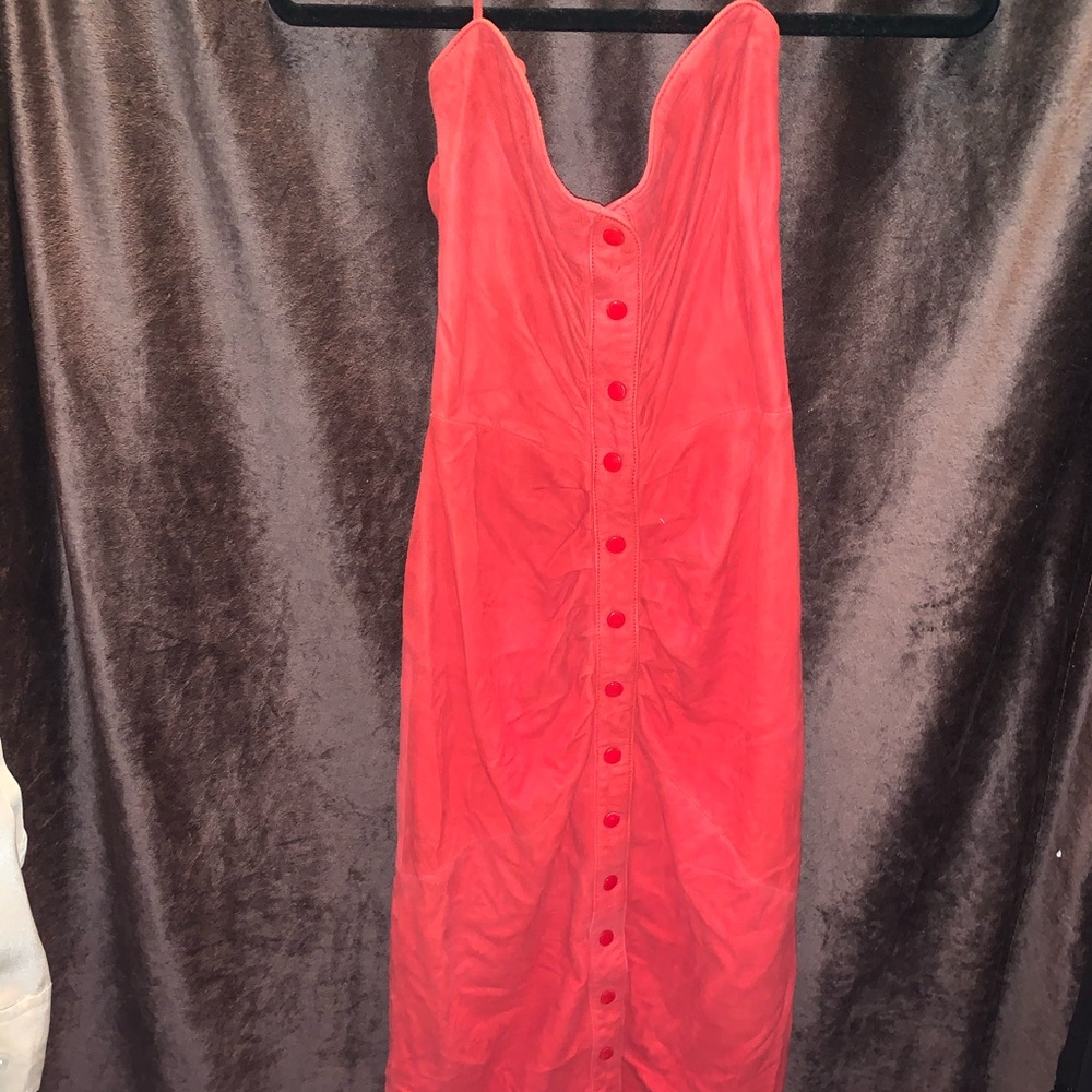 red dress